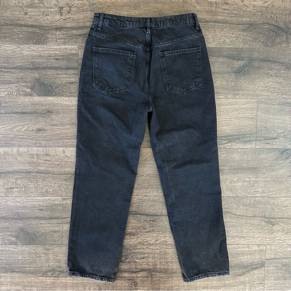 Free People Dakota Straight Leg Jean in Black Sz 29 - Picture 4 of 9